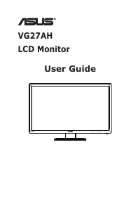 Handleiding Asus VG27AH LCD monitor