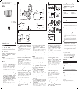 Manual de uso Philips HD3007 Arrocera