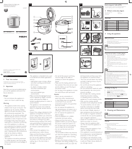 Manual Philips HD3007 Rice Cooker