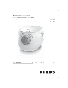 Manual Philips HD4765 Rice Cooker