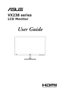 Handleiding Asus VX238 LCD monitor