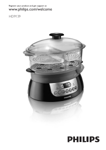 Manual Philips HD9139 Steam Cooker