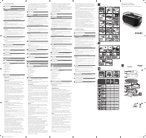 Manual Philips HD6321 Grătar de masă