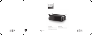 Manual Philips HD6370 Grelhador de mesa
