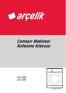 Kullanım kılavuzu Arçelik 7103 CMK Çamaşır makinesi