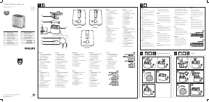 Manual Philips HD2597 Torradeira