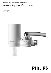 Руководство Philips WP3811 Фильтр для очистки воды