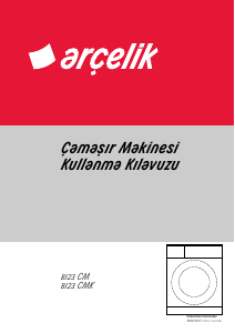 Kullanım kılavuzu Arçelik 8123 CM Çamaşır makinesi