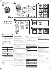 Manual Philips Walita RI3105 Panela pressão