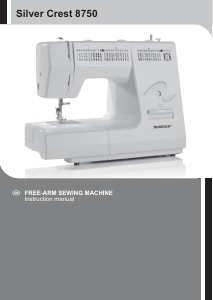 Manual SilverCrest 8750 Sewing Machine