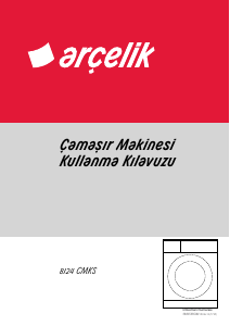 Kullanım kılavuzu Arçelik 8124 CMKS Çamaşır makinesi