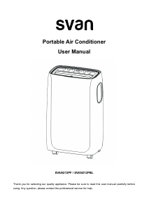 Manual Svan SVAN212PBL Air Conditioner