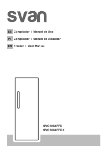 Manual Svan SVC1864FFD Congelador