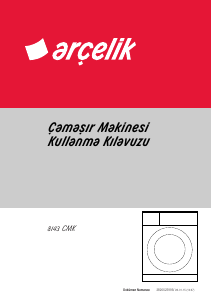 Kullanım kılavuzu Arçelik 8143 CMK Çamaşır makinesi