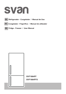 Handleiding Svan SVF1864FFX Koel-vries combinatie