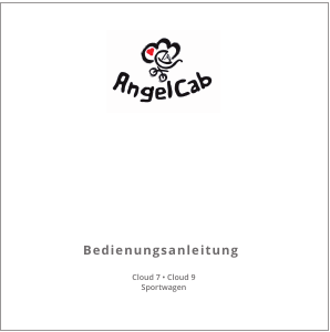 Bedienungsanleitung AngelCab Atelier Kinderwagen
