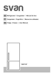 Manual Svan SVF137 Fridge-Freezer