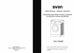 Handleiding Svan SVL1034MI Wasmachine