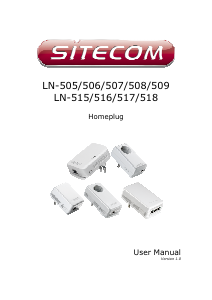 Handleiding Sitecom LN-505 Powerline adapter