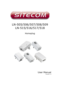 Manual Sitecom LN-509 Powerline Adapter