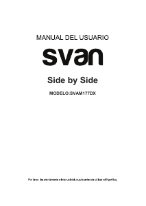 Manual Svan SVAM177DX Fridge-Freezer