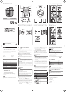 Manual Philips Walita RI3103 Pressure Cooker