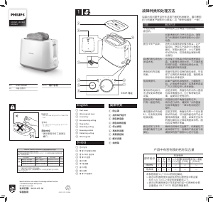 Handleiding Philips HD2582 Broodrooster