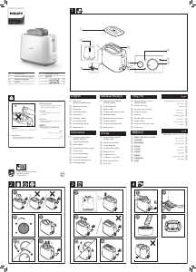 Panduan Philips HD2584 Toaster