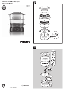 Посібник Philips HD9115 Пароварка