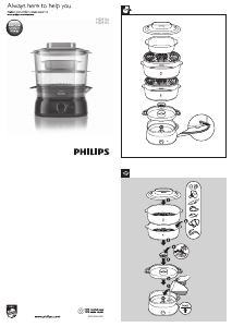 Посібник Philips HD9116 Пароварка