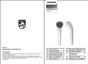 Manual Philips AWP1705 Cap de duș