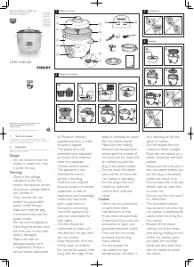 Manual Philips HD3043 Rice Cooker