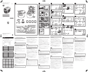 Manual Philips HD3058 Rice Cooker