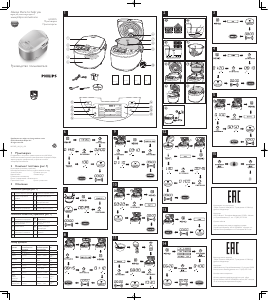 Руководство Philips HD3095 Рисоварка