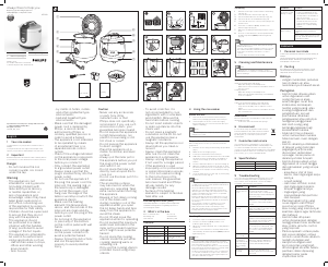Manual Philips HD3118 Rice Cooker