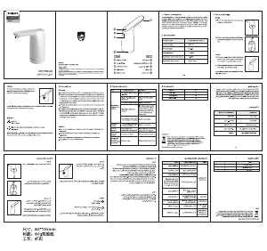 Manual Philips AWP1721WH Faucet