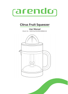 Manual Arendo 304556 Citrus Juicer