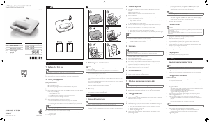 Manual de uso Philips HD2393 Grill de contacto
