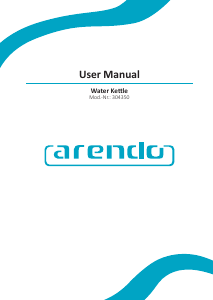 Mode d’emploi Arendo 304350 Bouilloire