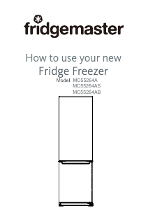 Manual Fridgemaster MC55264AFS Fridge-Freezer