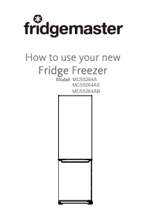 Manual Fridgemaster MC55264AF Fridge-Freezer