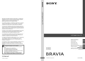Mode d’emploi Sony Bravia KDL-19L4000 Téléviseur LCD
