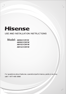 Manual Hisense AW0821CW1W Air Conditioner