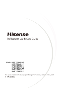 Handleiding Hisense HRB171N6ABE Koel-vries combinatie