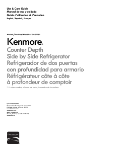 Manual Kenmore 106.51783 Fridge-Freezer