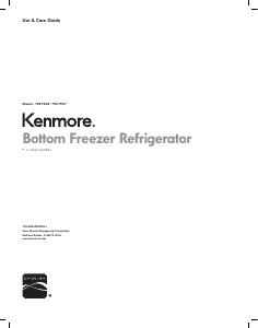 Handleiding Kenmore 795.79412 Koel-vries combinatie