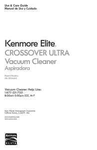 Manual de uso Kenmore 125.31230 Aspirador
