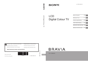 Manual Sony Bravia KDL-22BX20D Televisor LCD