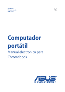 Manual Asus C100 Chromebook Flip Computador portátil