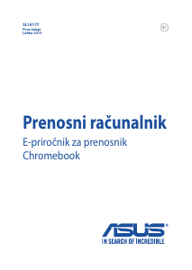 Priročnik Asus C100 Chromebook Flip Prenosni računalnik